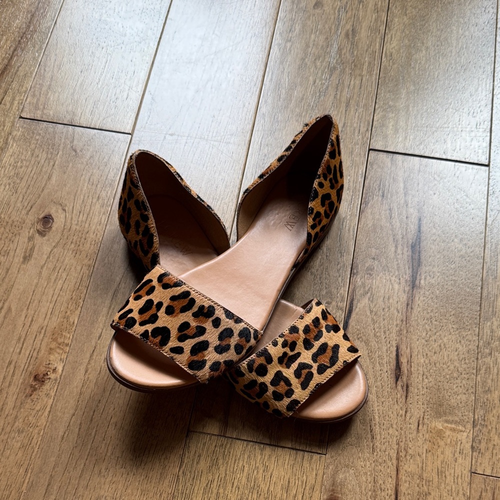Leopard Print Women's Sandals/Flats
